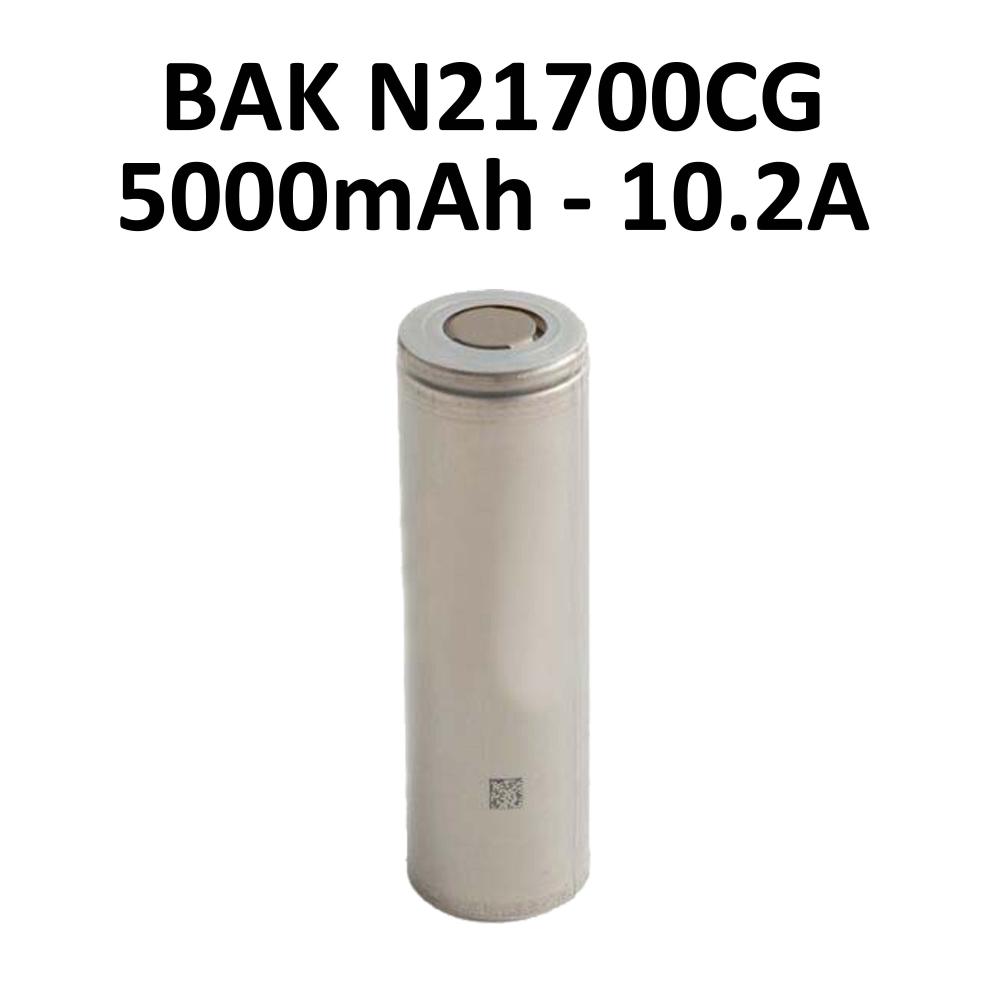 Cella Litio BAK N21700CG 5000mAh - 10.2A
