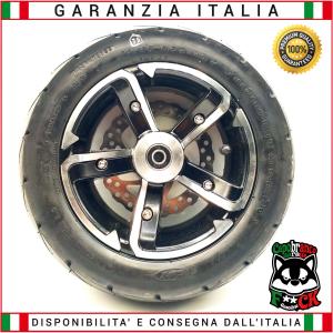 Ruota ANTERIORE Pneumatico Stradale monopattino elettrico 90/65-6.5 CERCHIO e DISCO FRENO 
