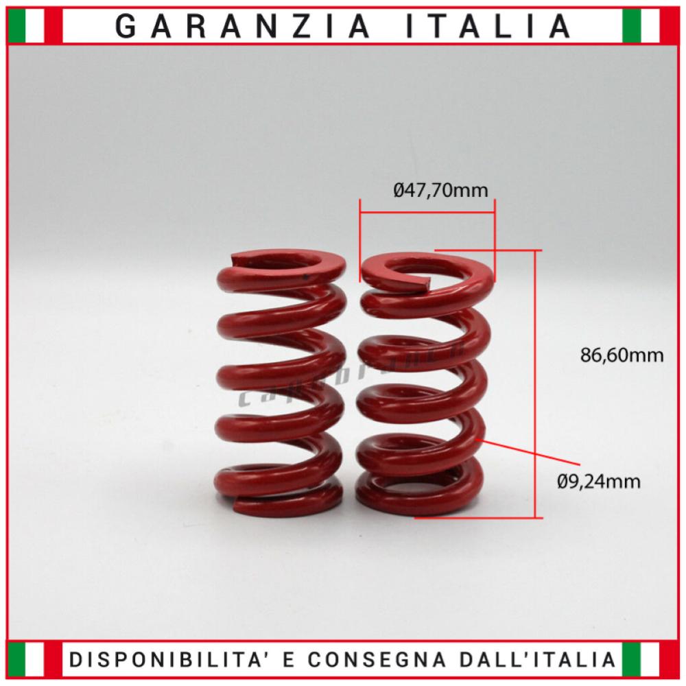 Coppia molle Racing Red ammortizzatore posteriore monopattino