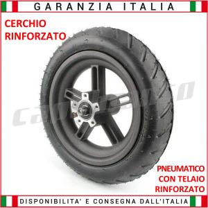 8.5 Rim with Reinforced Tire complete with 8 1/2 x 2 inner tube for Electric Scooter