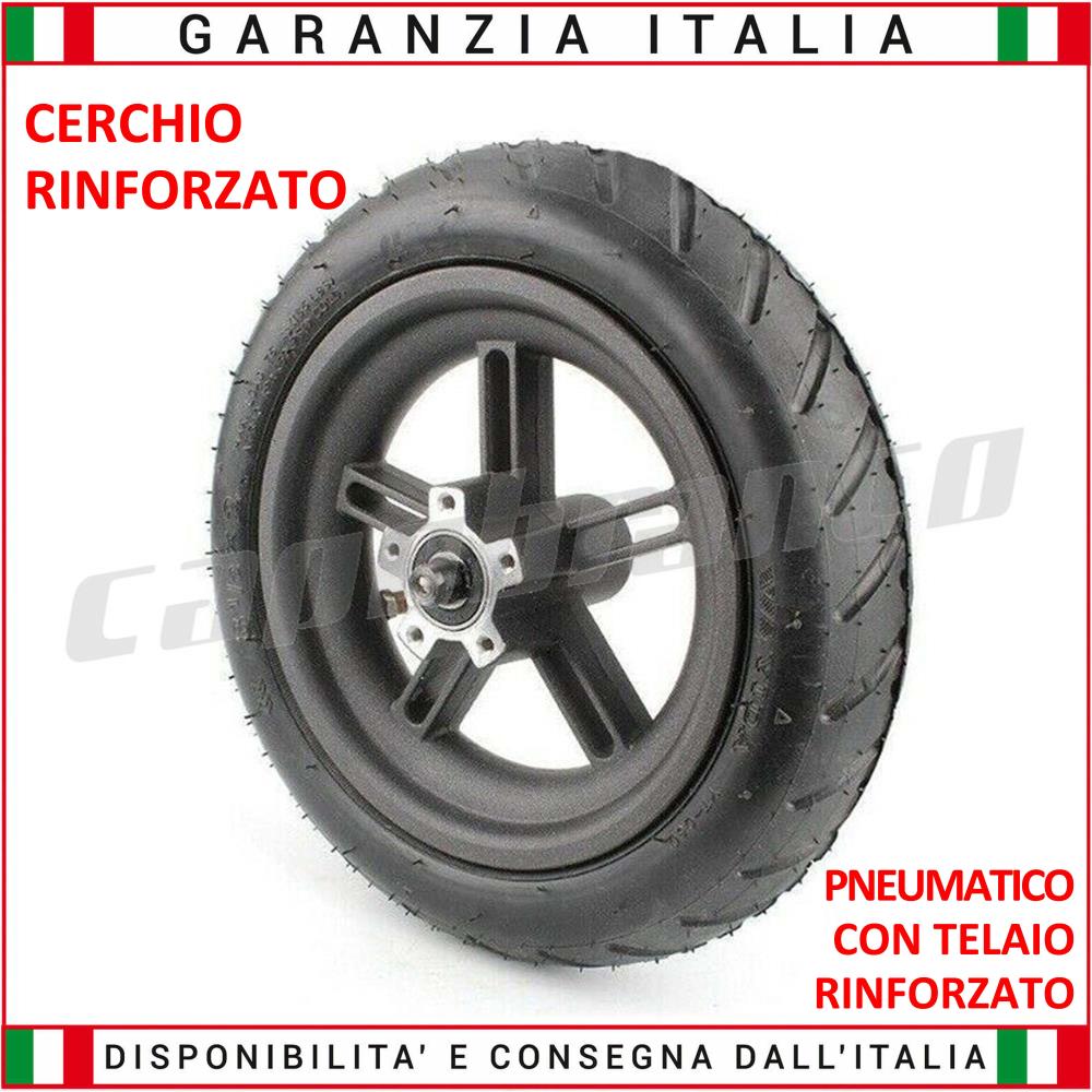 8.5 Rim with Reinforced Tire complete with 8 1/2 x 2 inner tube for Electric Scooter