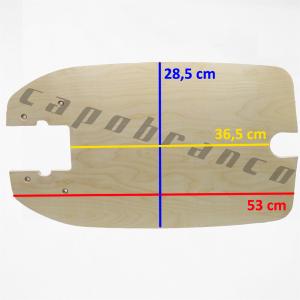WOOD platform for electric scooter 48V