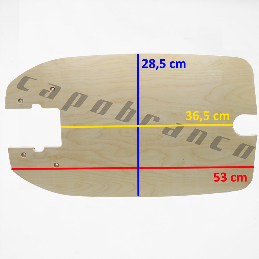WOOD platform for electric scooter 48V