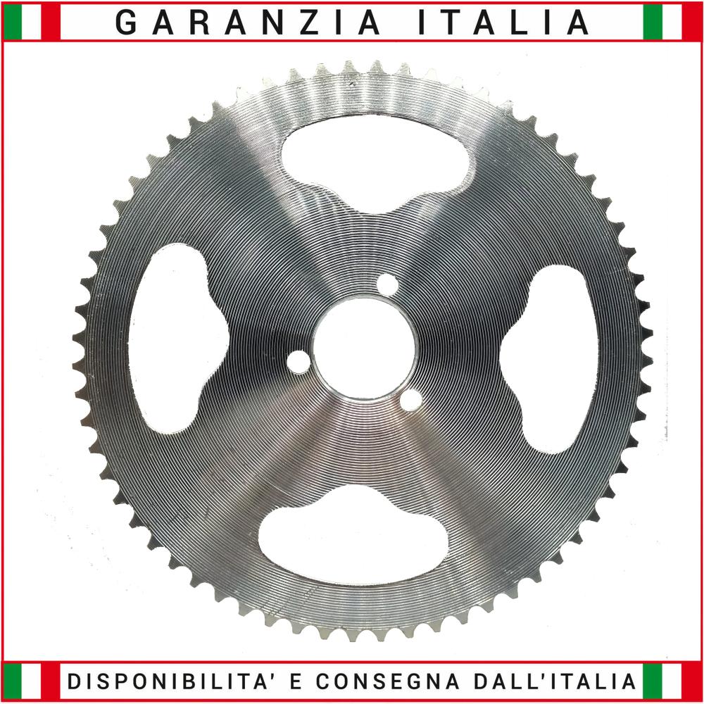 Corona Z63 Denti per Monopattino Elettrico per catena a maglia grande T8F