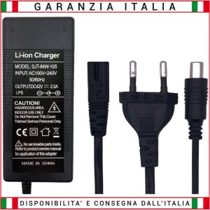 Caricabatterie litio 36volt per Monopattino elettrico  Xiaomi M365 PRO 1S ESSENTIAL PRO 2 