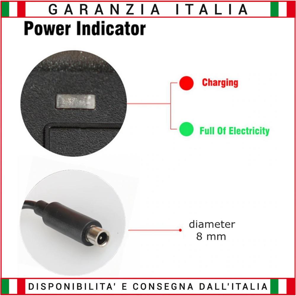 Caricabatterie litio 36volt per Monopattino elettrico  Xiaomi M365 PRO 1S ESSENTIAL PRO 2 