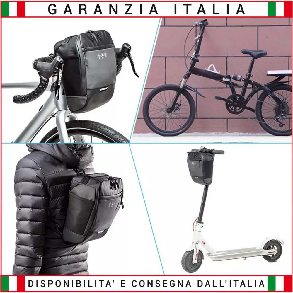 Borsa - Zaino anteriore riflettente in PU 