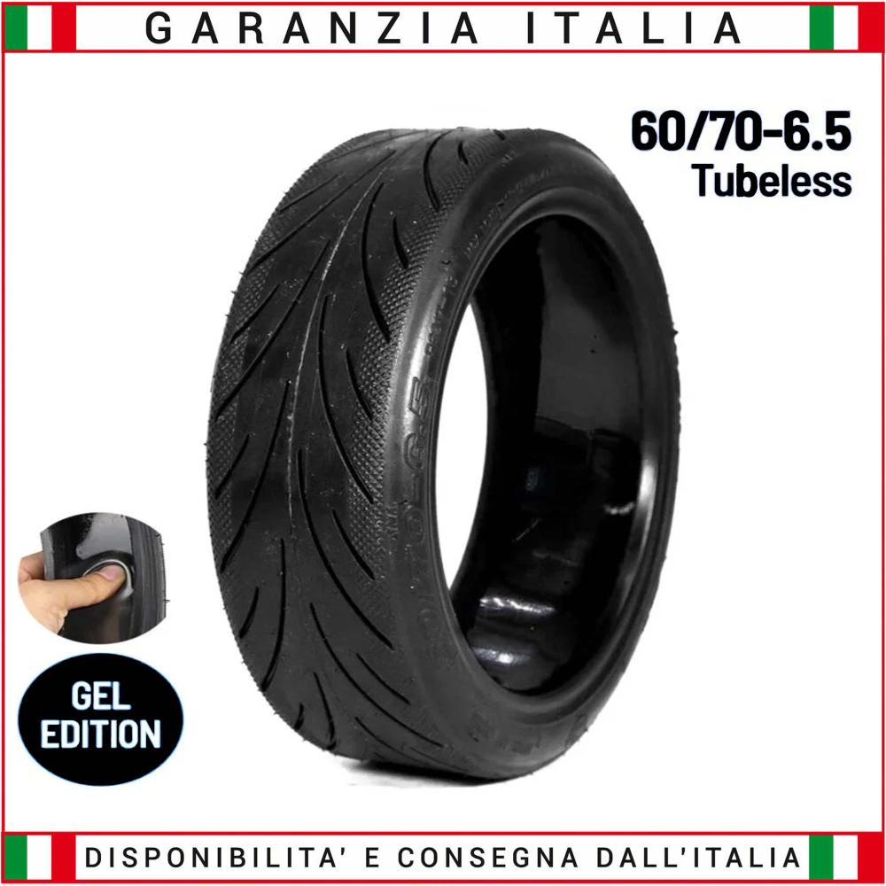 Reinforced tire 60/70-6.5 vacuum with glue inside for MAX G30