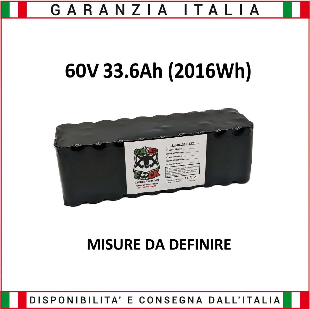 Interno Batteria 60 Volt 33.6 Ah Litio (2016 Wh)