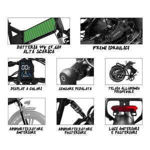 Bici Fat Bike Capobranco 750w