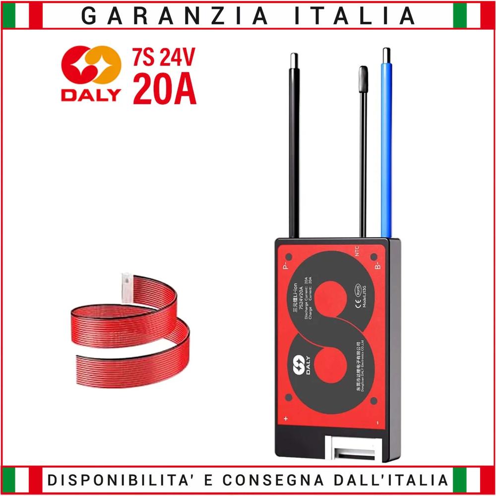 BMS 7S 24V 20A DALY – Nuova generazione
