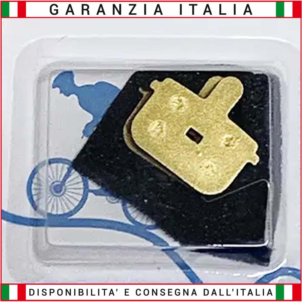 Semi-metallic brake pads for ebikes