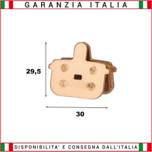 Semi-metallic brake pads for ebikes