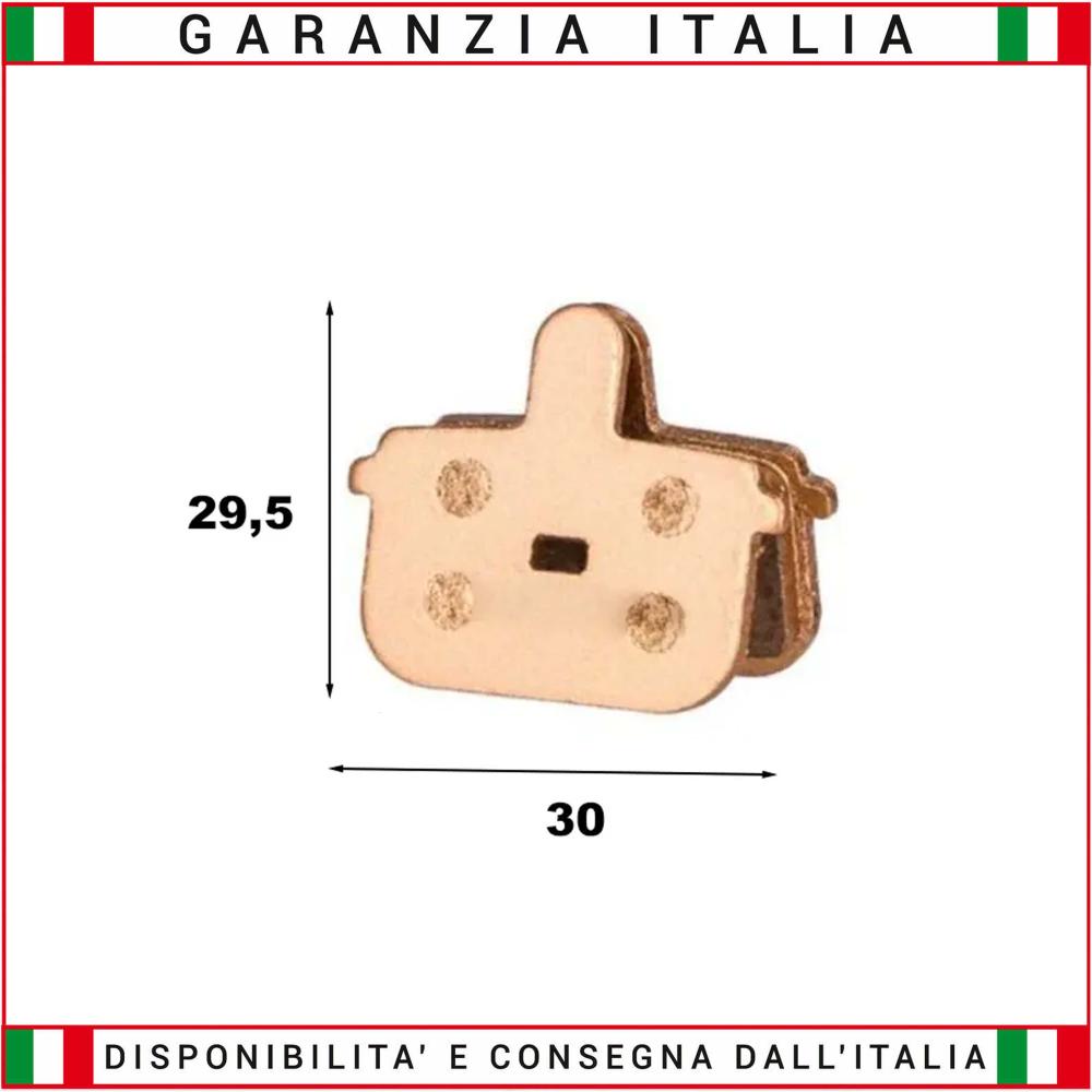 Semi-metallic brake pads for ebikes