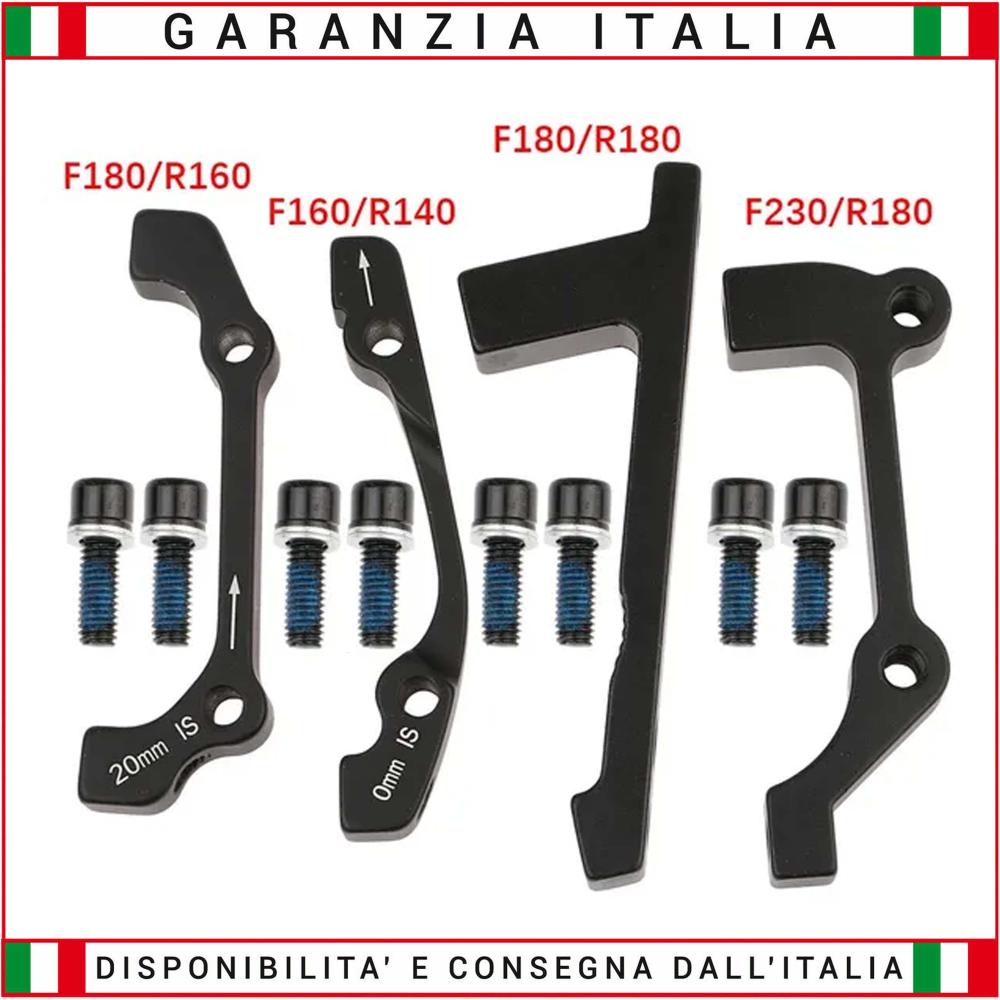 Adattatori pinze freno a disco IS/POST ANT 160/180/203mm POST 140/160/180mm 