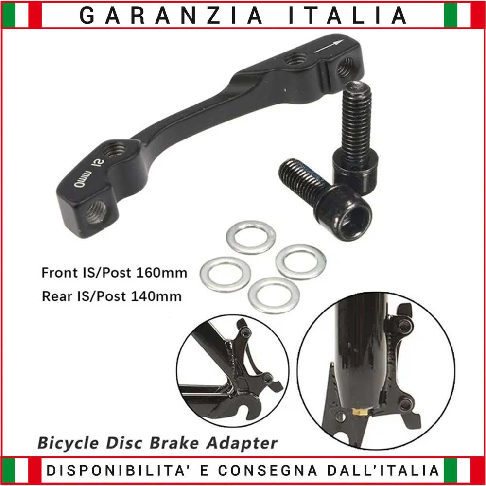 Adattatori pinze freno a disco IS/POST ANT 160/180/203mm POST 140/160/180mm 