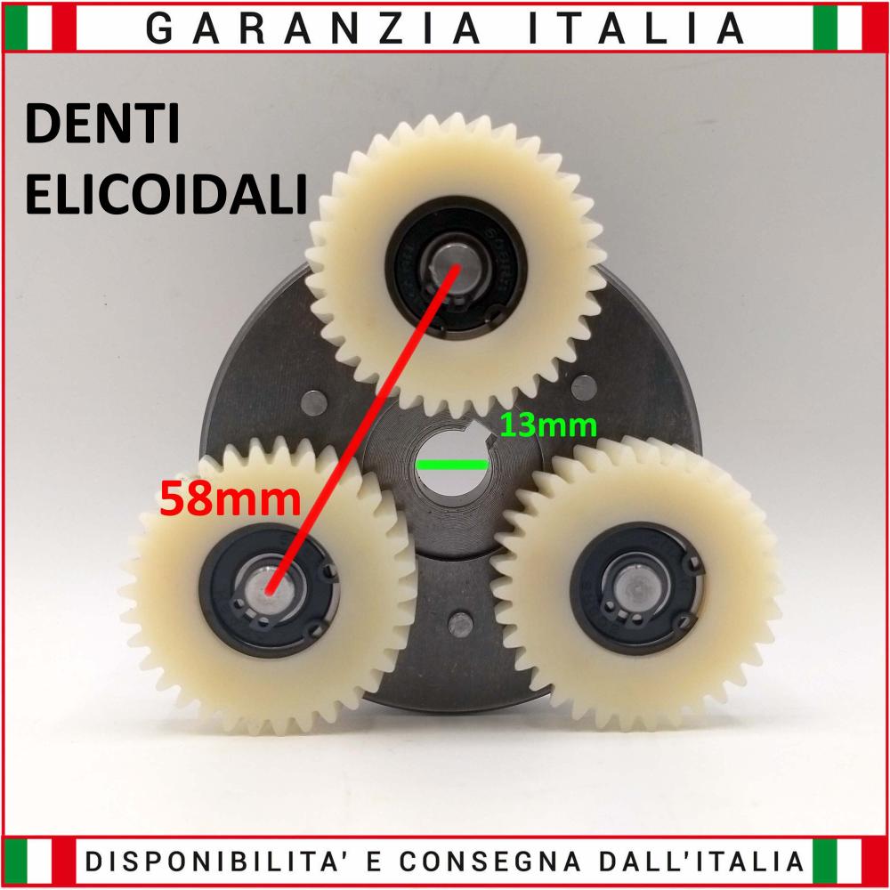 Ingranaggi Elicoidali per Motore Brushless con Piattello 34 denti bici elettriche 