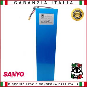 Interno Batteria bici elettrica 60Volt 14.5 Ah Litio (870Wh) - MISURE: 400x110x60mm