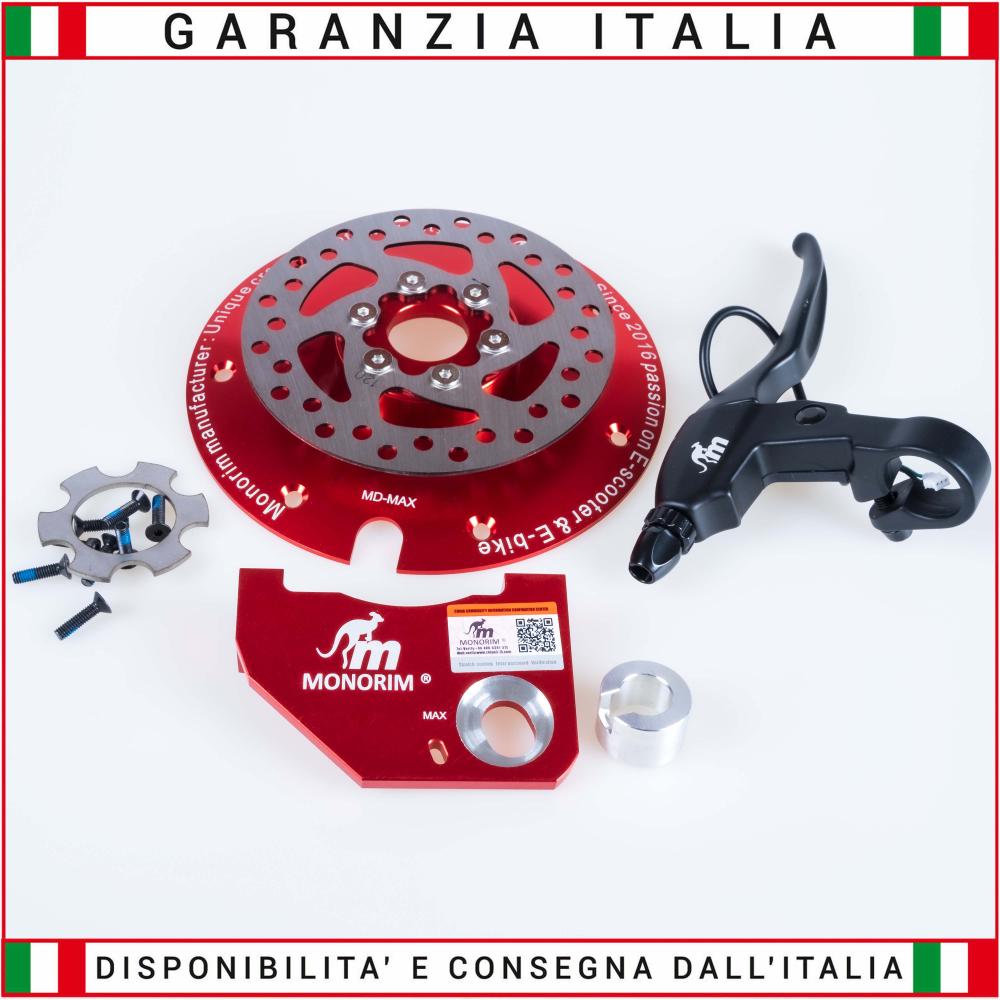 Kit adattatore freno a disco POSTERIORE Monorim per Ninebot Max G30 D / E / P/ DII / EII/ LE / LD