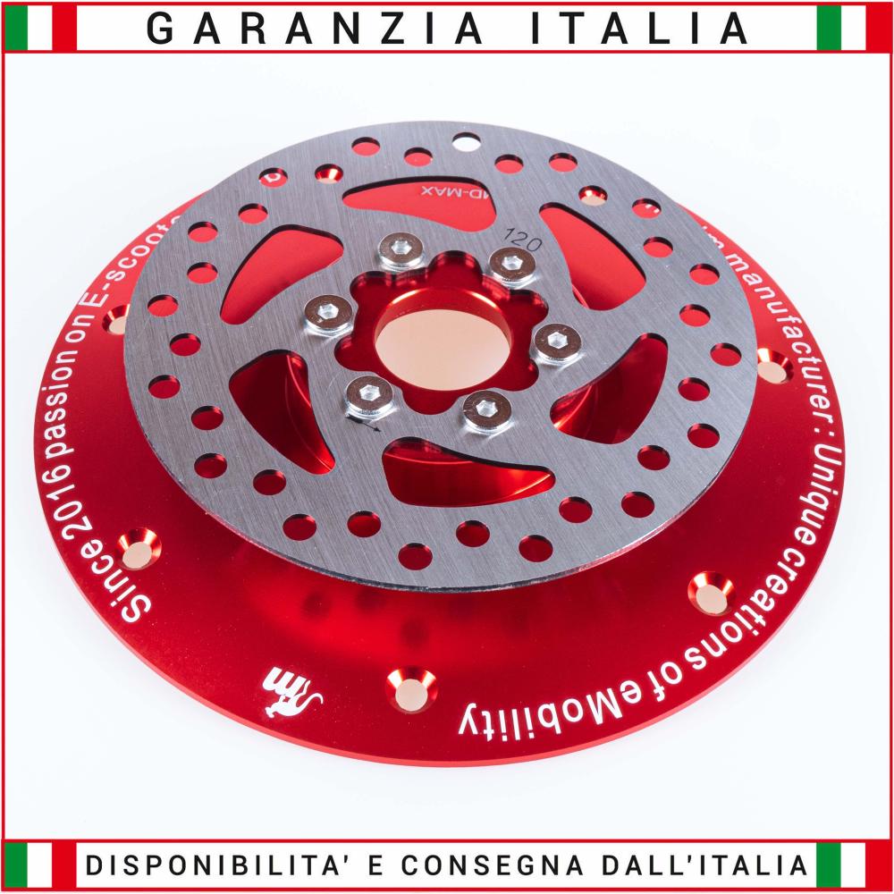 Kit adattatore freno a disco POSTERIORE Monorim per Ninebot Max G30 D / E / P/ DII / EII/ LE / LD