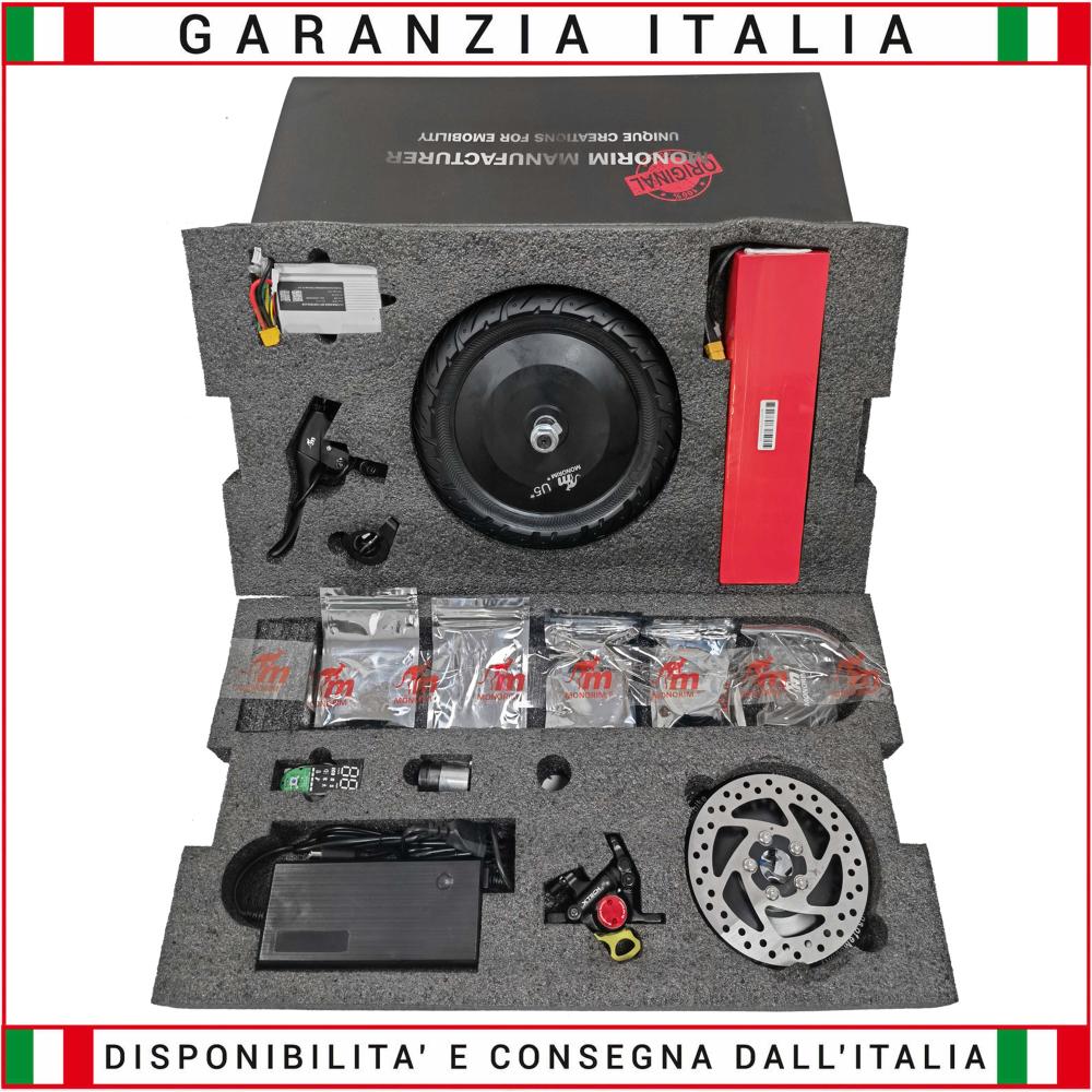 Kit trasformazione 48V 500W motore + batteria + componenti per Ninebot MaxG30 D / E / P / DII / EII / LD/ LE