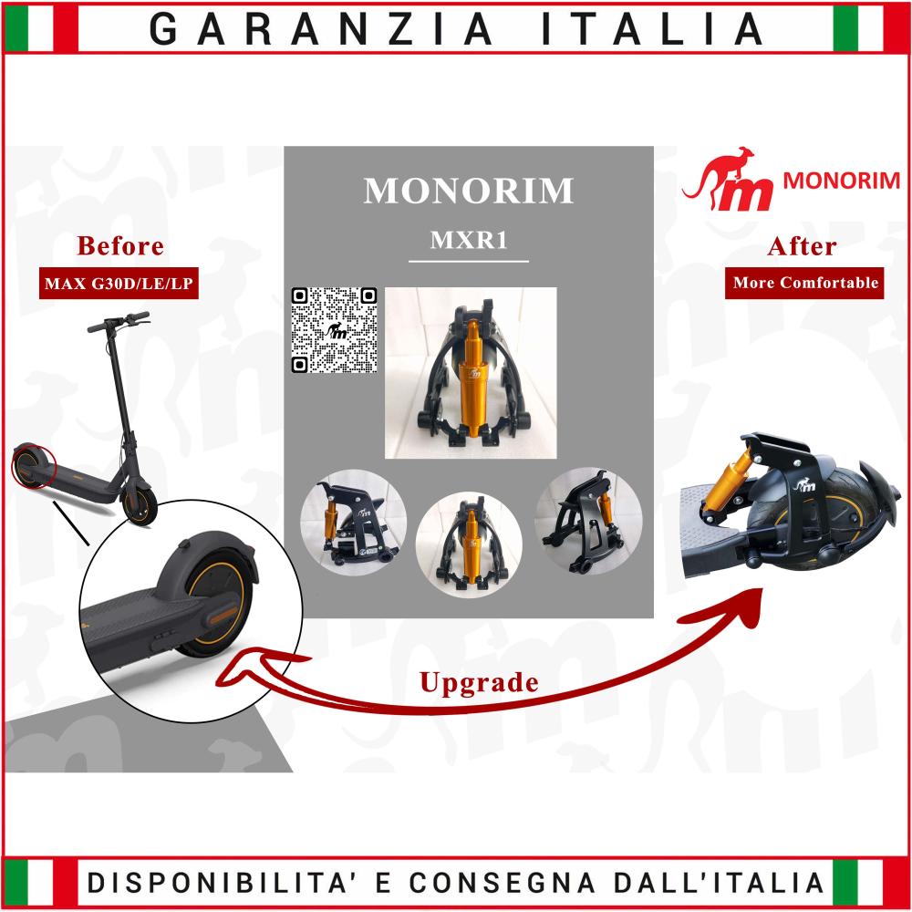 Ammortizzatore posteriore Monorim per Ninebot Max G30 D / E / P / DII / EII / LD/ LE 