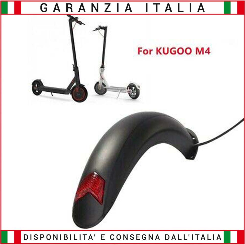 Parafango posteriore con fanale stop per Monopattino elettrico Kugoo M4