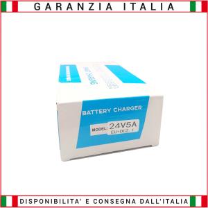 Caricabatterie per batterie al PIOMBO 24V 5A - CON VENTOLA