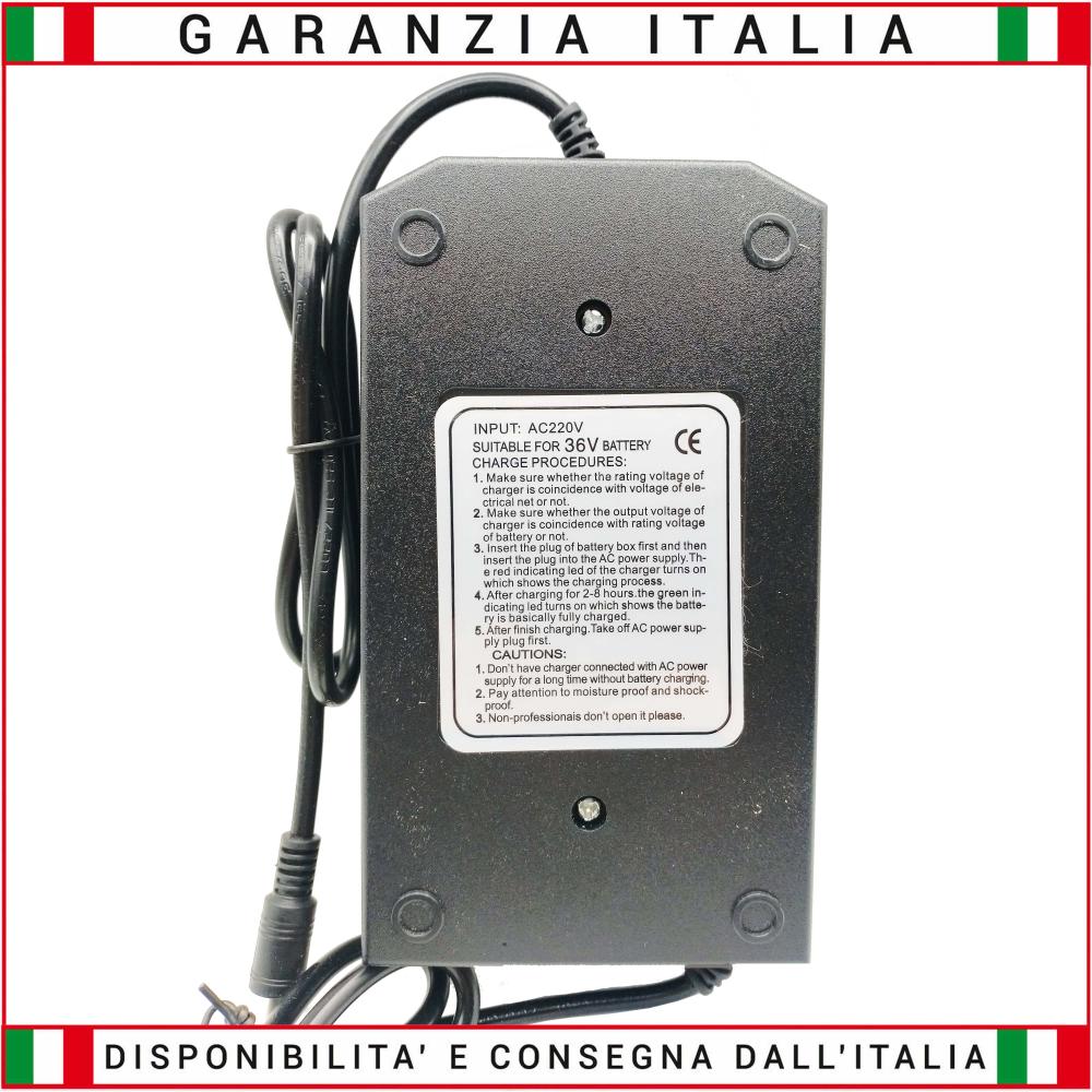 Caricabatterie per batterie al PIOMBO 36V 3A - CON VENTOLA