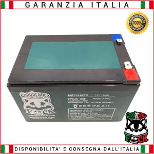 BATTERIA AL PIOMBO CICLICA ALTA SCARICA 12V 16Ah MARCA CAPOBRANCO