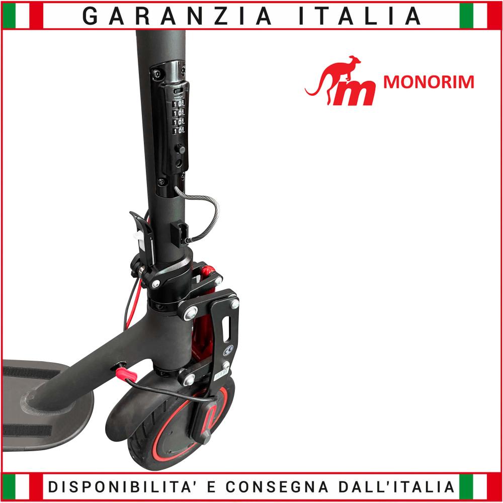 Asse sterzo completo di chiusura Monorim con antifurto numerico per Xiaomi M365 / PRO/ 1S/ Essential/ PRO2/ mi3/ 4 PRO