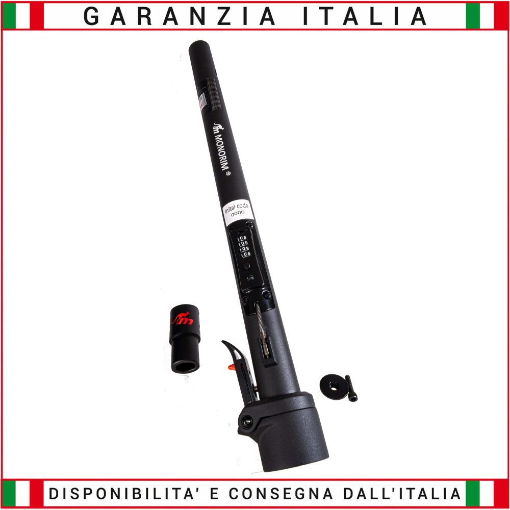 Asse sterzo completo di chiusura Monorim con antifurto numerico per Xiaomi M365 / PRO/ 1S/ Essential/ PRO2/ mi3/ 4 PRO