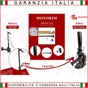 Asse sterzo completo di chiusura Monorim con antifurto numerico per Xiaomi M365 / PRO/ 1S/ Essential/ PRO2/ mi3/ 4 PRO