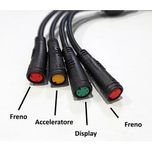 Cablaggio 1T4 Bici elettrica connettori per display freni acceleratore UPG