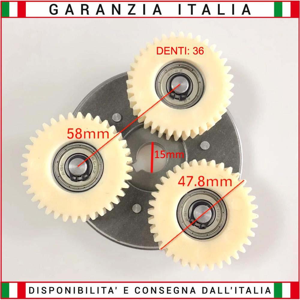 Ingranaggi Motore Brushelss Satelliti Completi di Piattello 350 500W bici elettrica