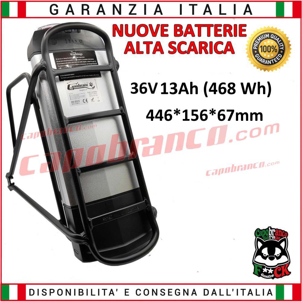 BATTERIA PORTAPACCHI LITIO 36 Volt 13 AhALTA SCARICA (468 Wh)