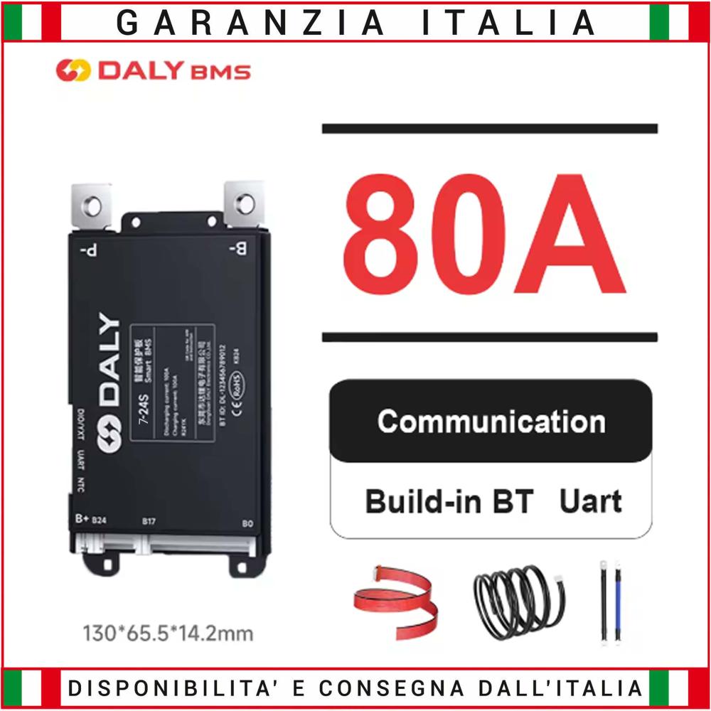 BMS 7-24S 80A con display