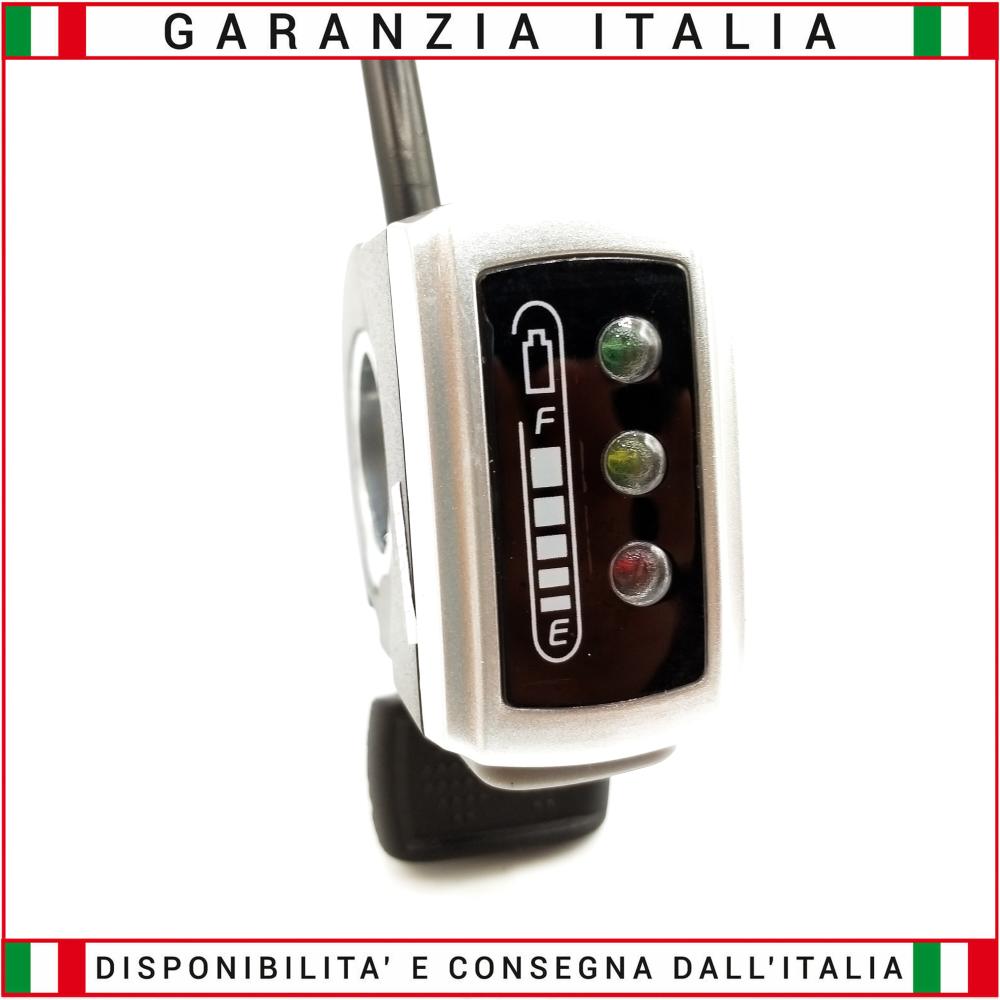 Acceleratore a pollice con indicatore batteria 48V Normal Cable