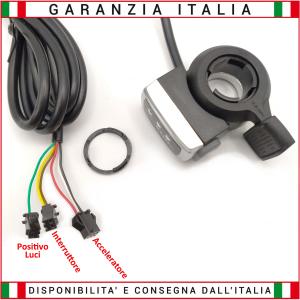 Acceleratore a pollice con indicatore batteria 48V Normal Cable