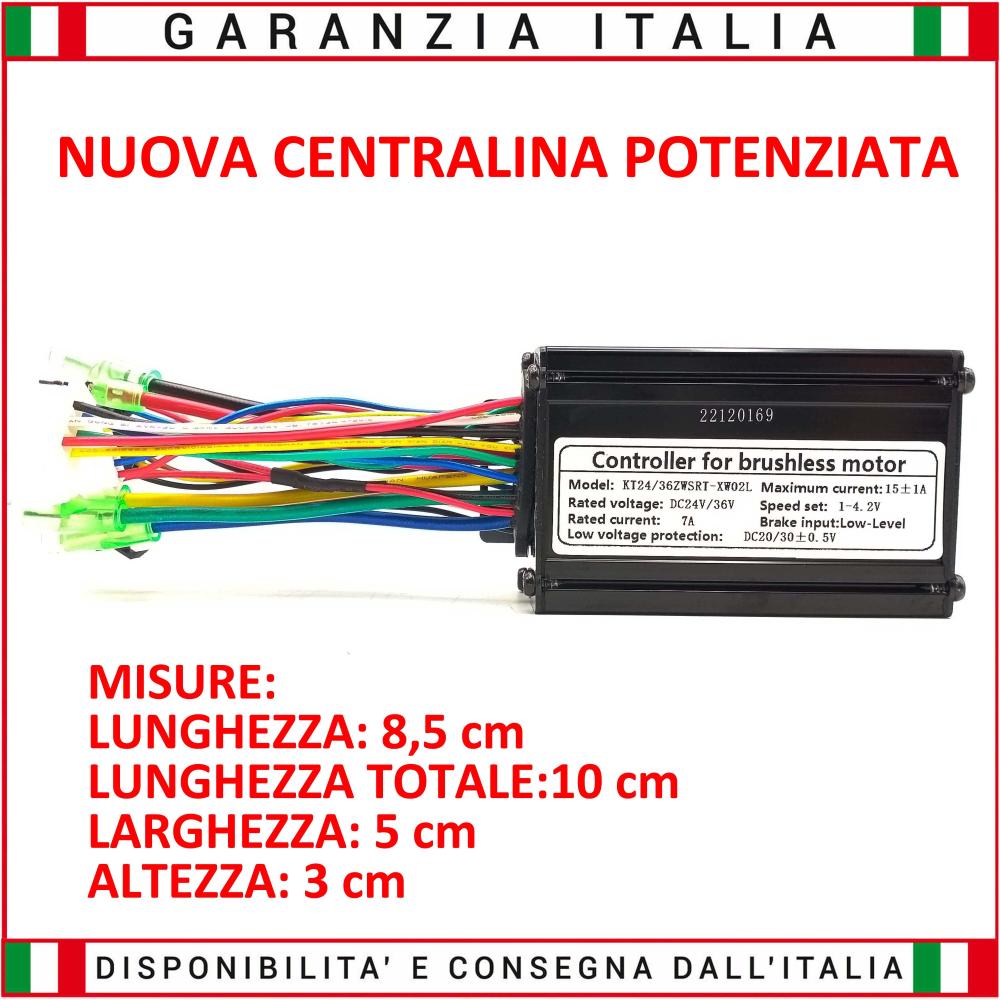 Kit Centralina + Display LED + Pas Universale 24V 15A Motori Brushless