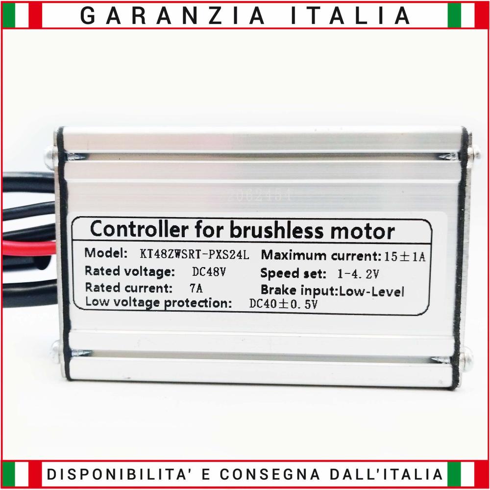 Centralina KT 48V 15A - con e senza Effetto Hall - connessione UPG