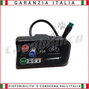 Kit Centralina + Display LED + Pas + Cablaggio Universale 36V 15A UPG Motori Brushless
