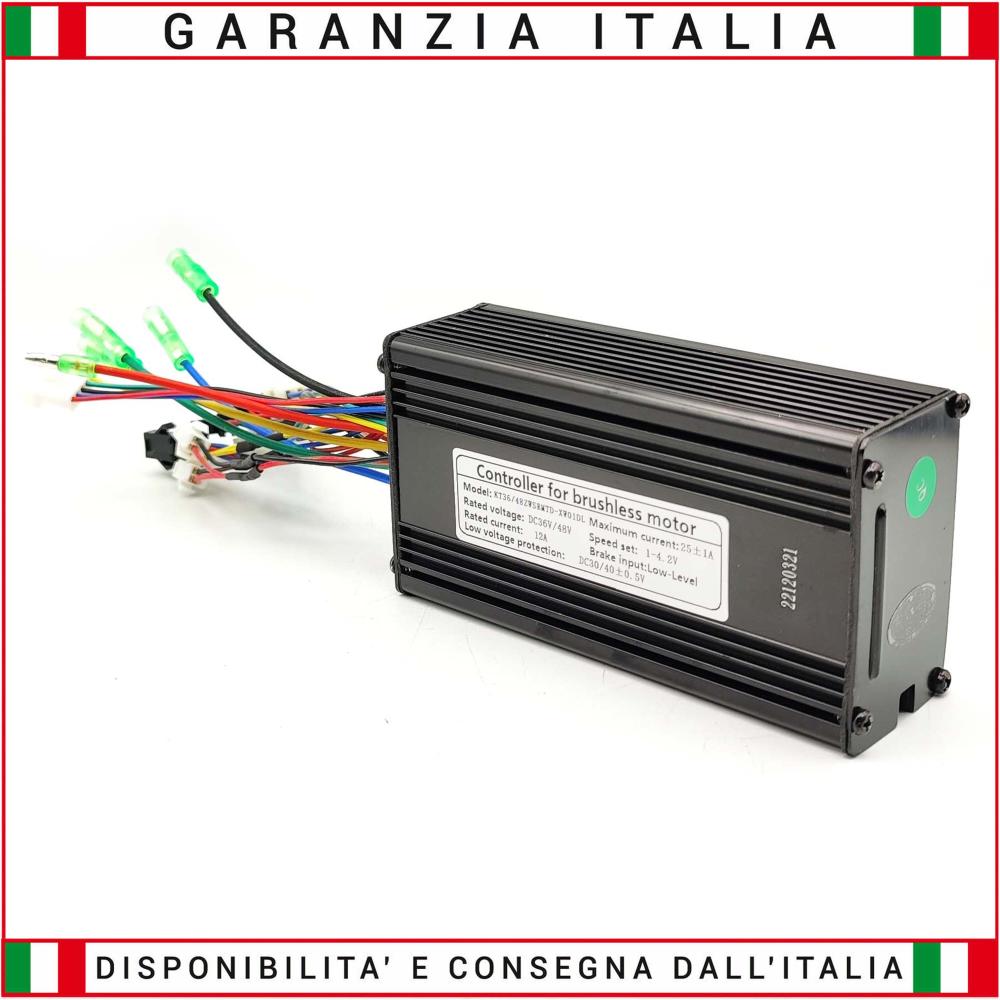 Kit Centralina + Display LCD5 + Pas Universale 36/48V 25A Motori Brushless