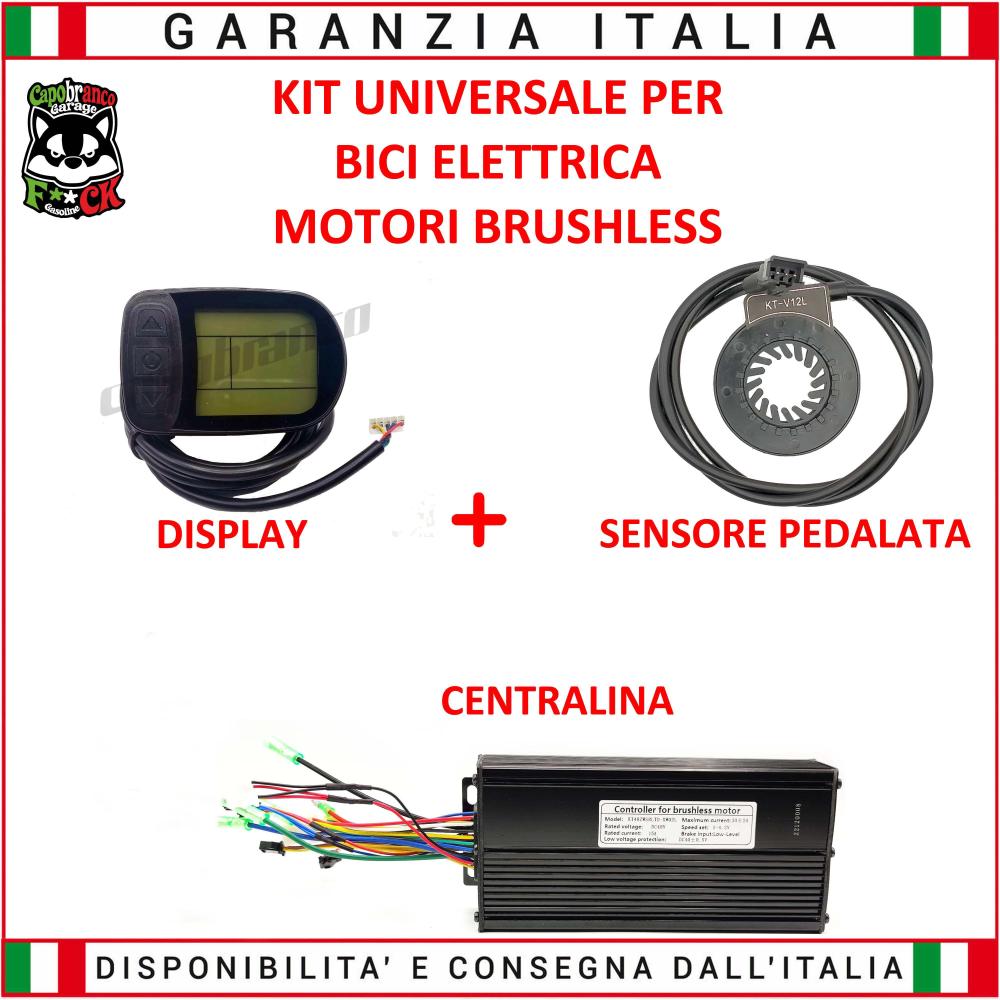 Kit Control Unit + LCD5 Display + Universal Pas 48V 30A Brushless Motors