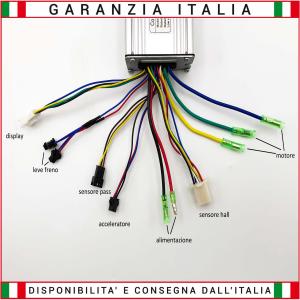 Kit Centralina + Display LCD3 + Pas Universale 48V 45A Motori Brushless