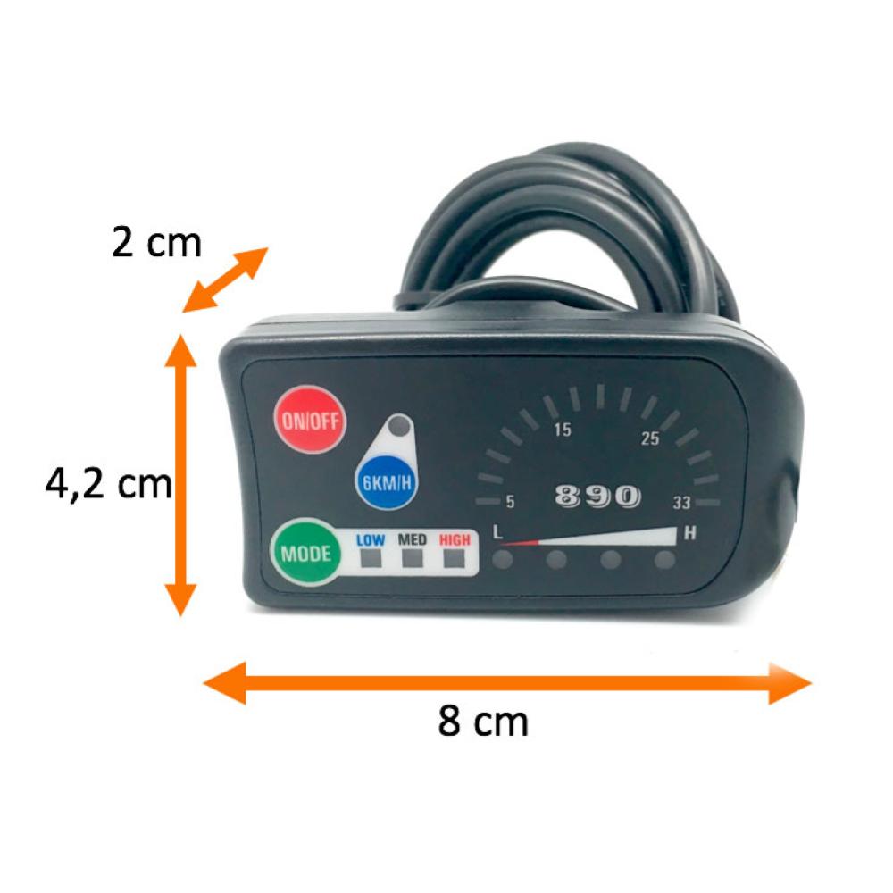 Display LED 24 Volt modello 890 - Connessione standard 