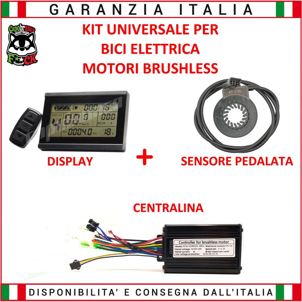 Kit Control Unit + LCD3 Display + Universal Pas 36 / 48V 18A Brushless Motors