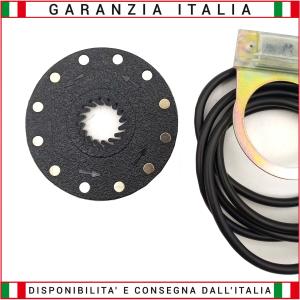 Sensore PAS Pedalata Assistita Double Hall 12 Magneti Lato DESTRO (Lato Corona) con attacco Normal Cable 