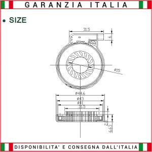 Sensore PAS Pedalata Assistita KT-V12L con attacco UPG