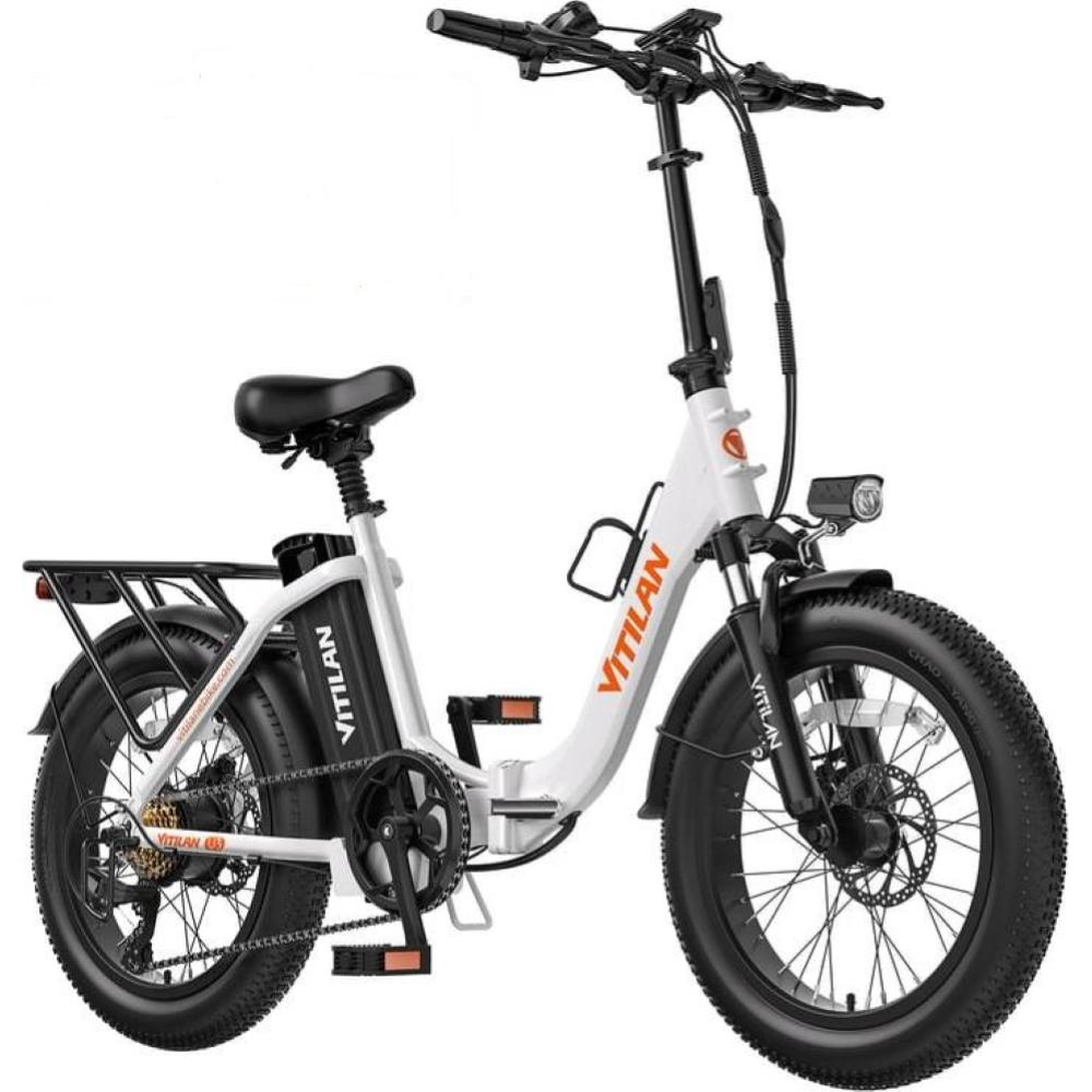 Bici Elettrica Vitilan U3 - Bianca